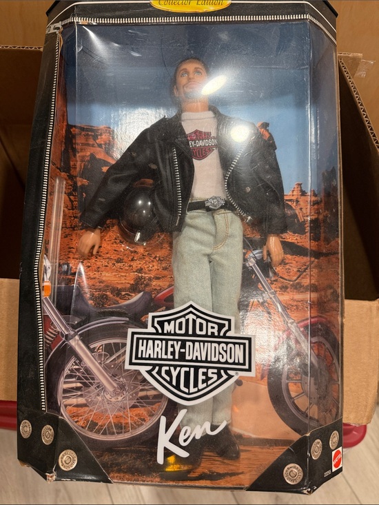 Harley-Davidson Other - Harley-Davidson Ken Doll with Black Jacket and Light Blue Jeans